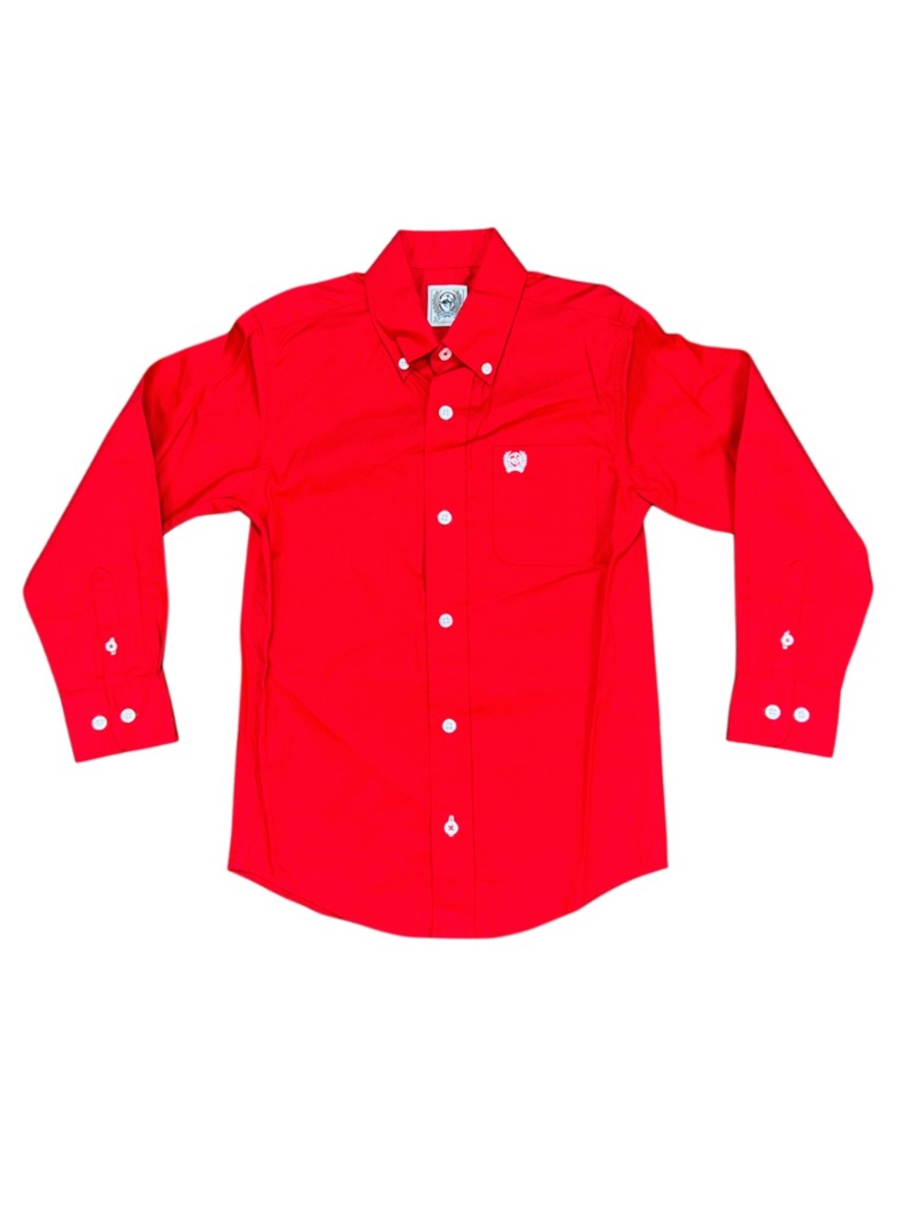 NWT Cinch Boys XS 4-5 Red Button Down Shirt Christmas Western Holiday